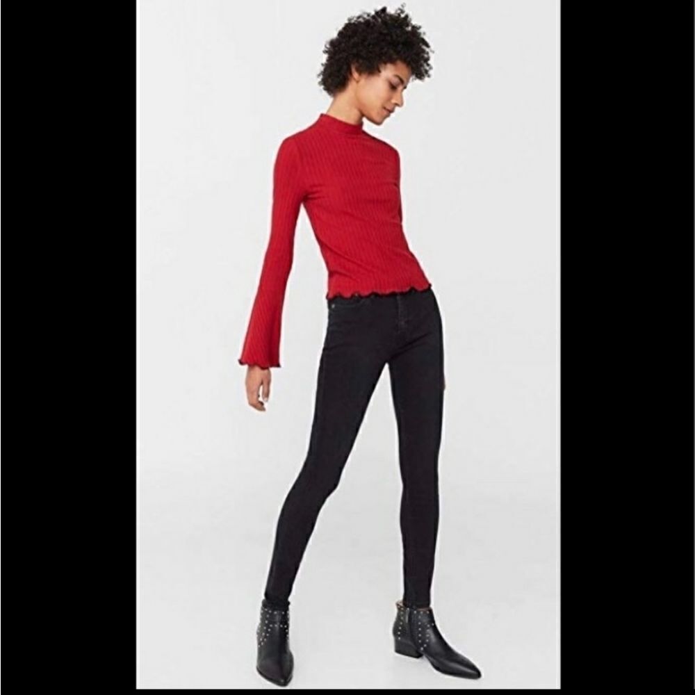 Mango Olivia black skinny jeans size EU 32/US 1